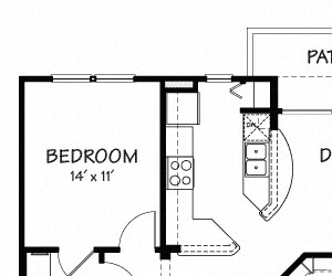 Two D with Sunroom Floor Plan| 1,202 sq.ft. | The Reserve on Cave Creek Two D with Sunroom Floor Plan| 1,202 sq.ft. | The Reserve on Cave Creek